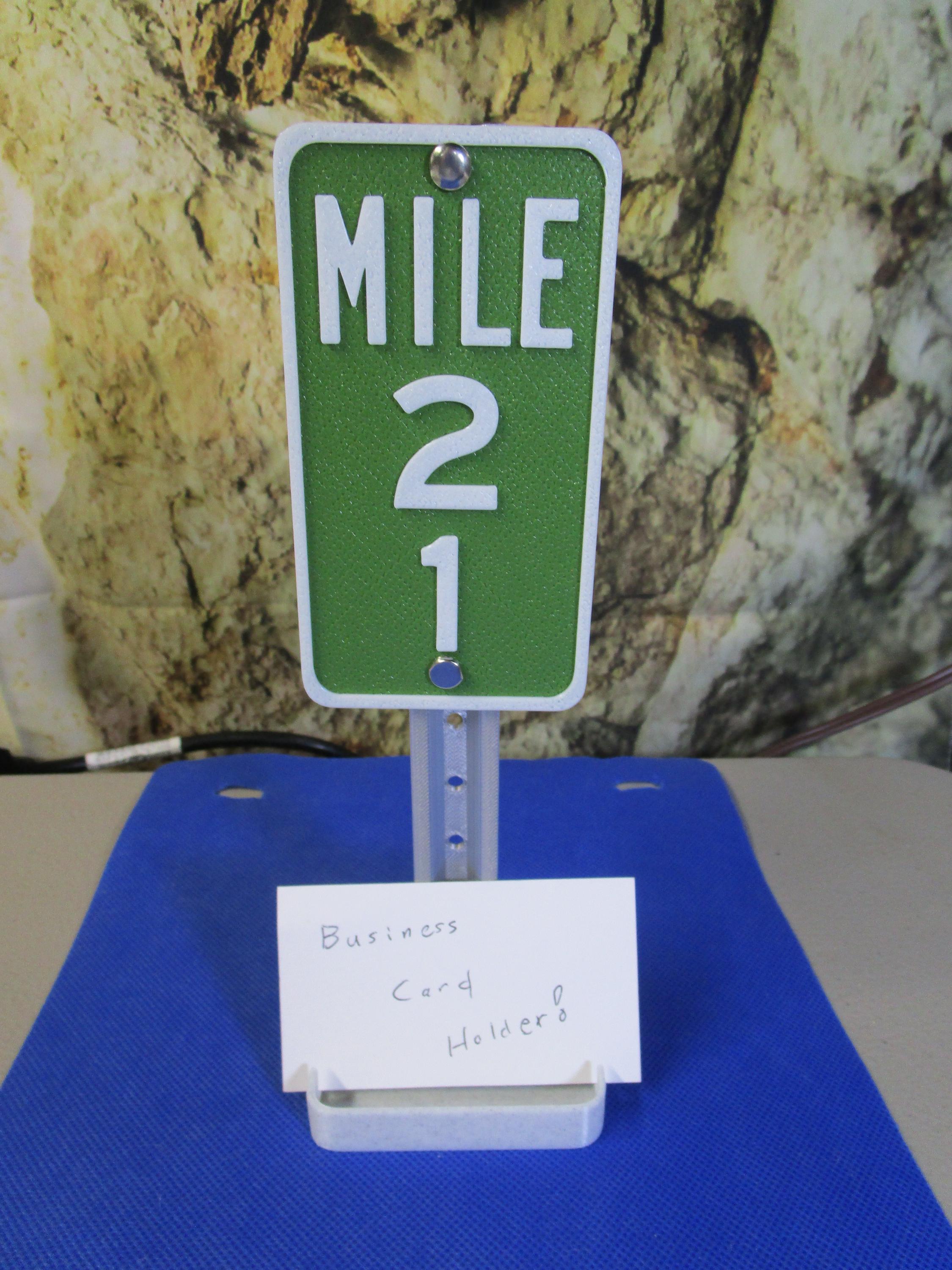 21 Milestone Desk Sign – Industrial-Strength Mile Marker for 21st Birthday, Anniversary, or Work Celebration