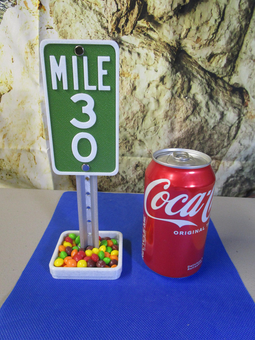 30 Milestone Desk Sign – Industrial-Strength Mile Marker for 30th Birthday, Anniversary, or Work Celebration
