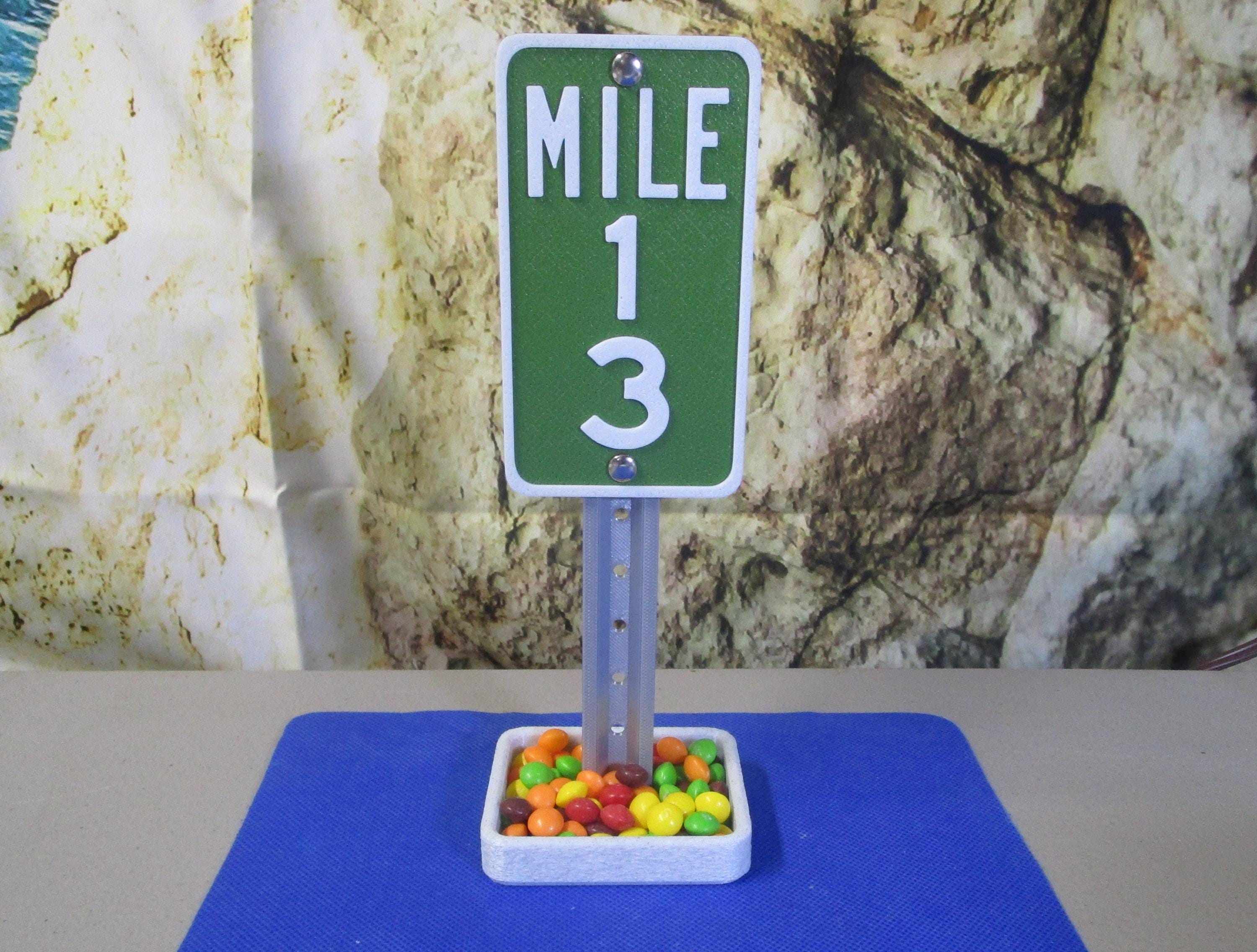13 Milestone Desk Sign – Industrial-Strength Mile Marker for 13th Birthday, Anniversary, or Teen Celebration
