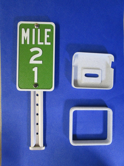 21 Milestone Desk Sign – Industrial-Strength Mile Marker for 21st Birthday, Anniversary, or Work Celebration