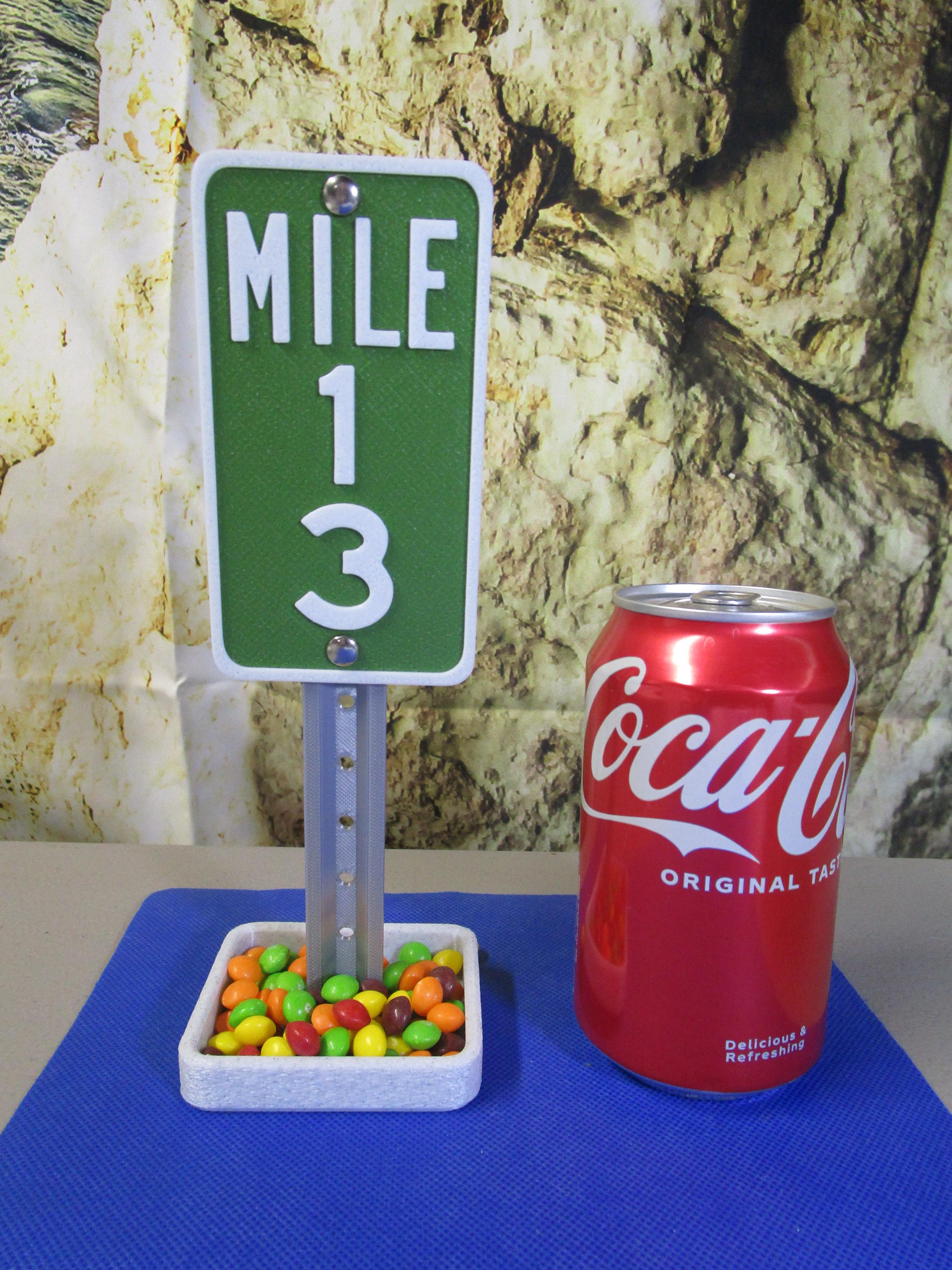 13 Milestone Desk Sign – Industrial-Strength Mile Marker for 13th Birthday, Anniversary, or Teen Celebration