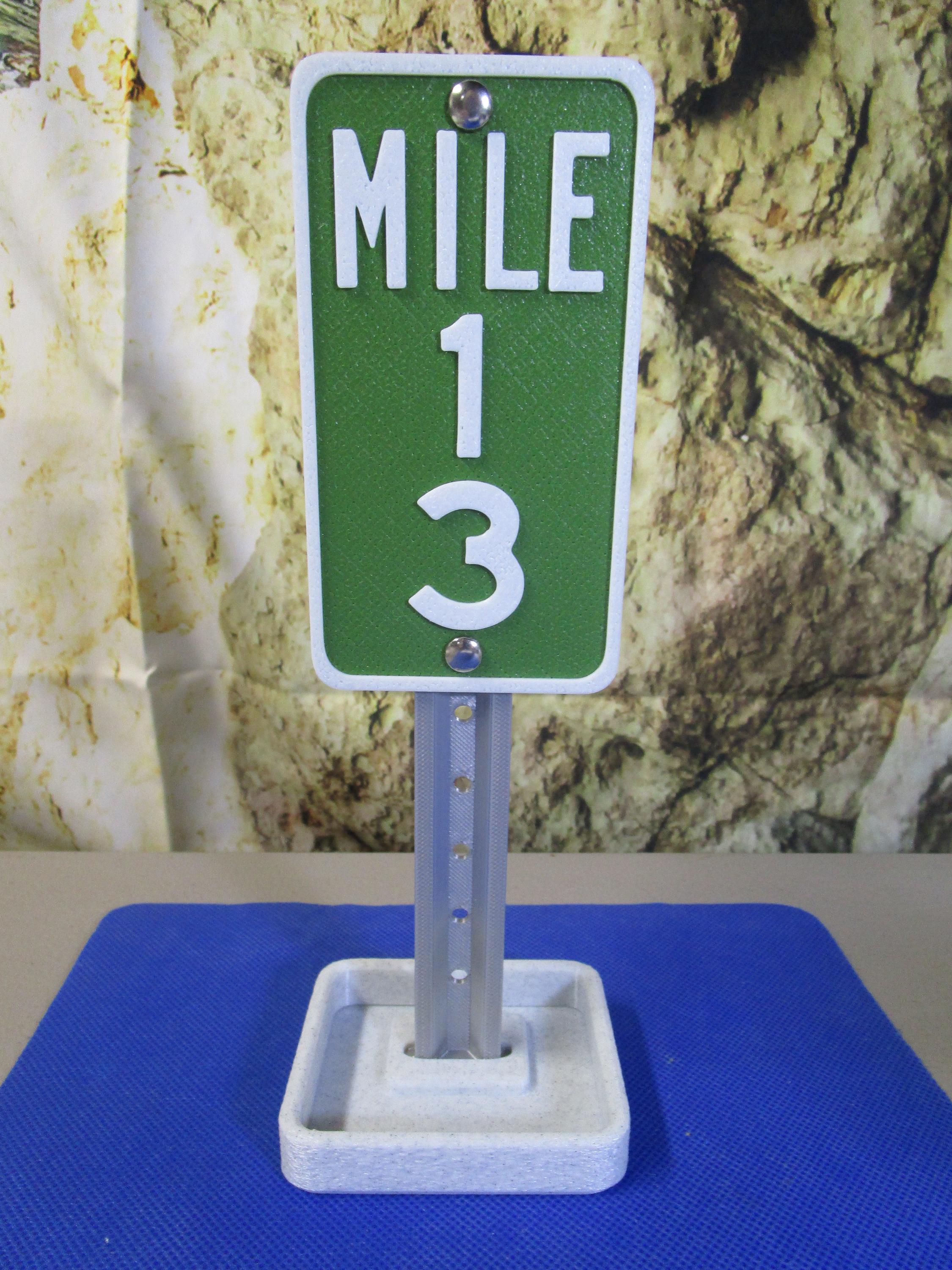13 Milestone Desk Sign – Industrial-Strength Mile Marker for 13th Birthday, Anniversary, or Teen Celebration