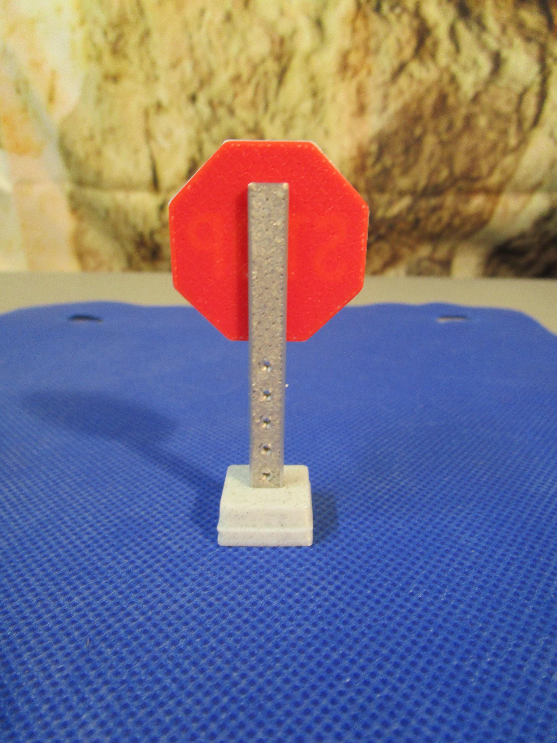 LEGO Compatible Mini Traffic Signs – Stop, Do Not Enter, Yield | Choose Your Sign