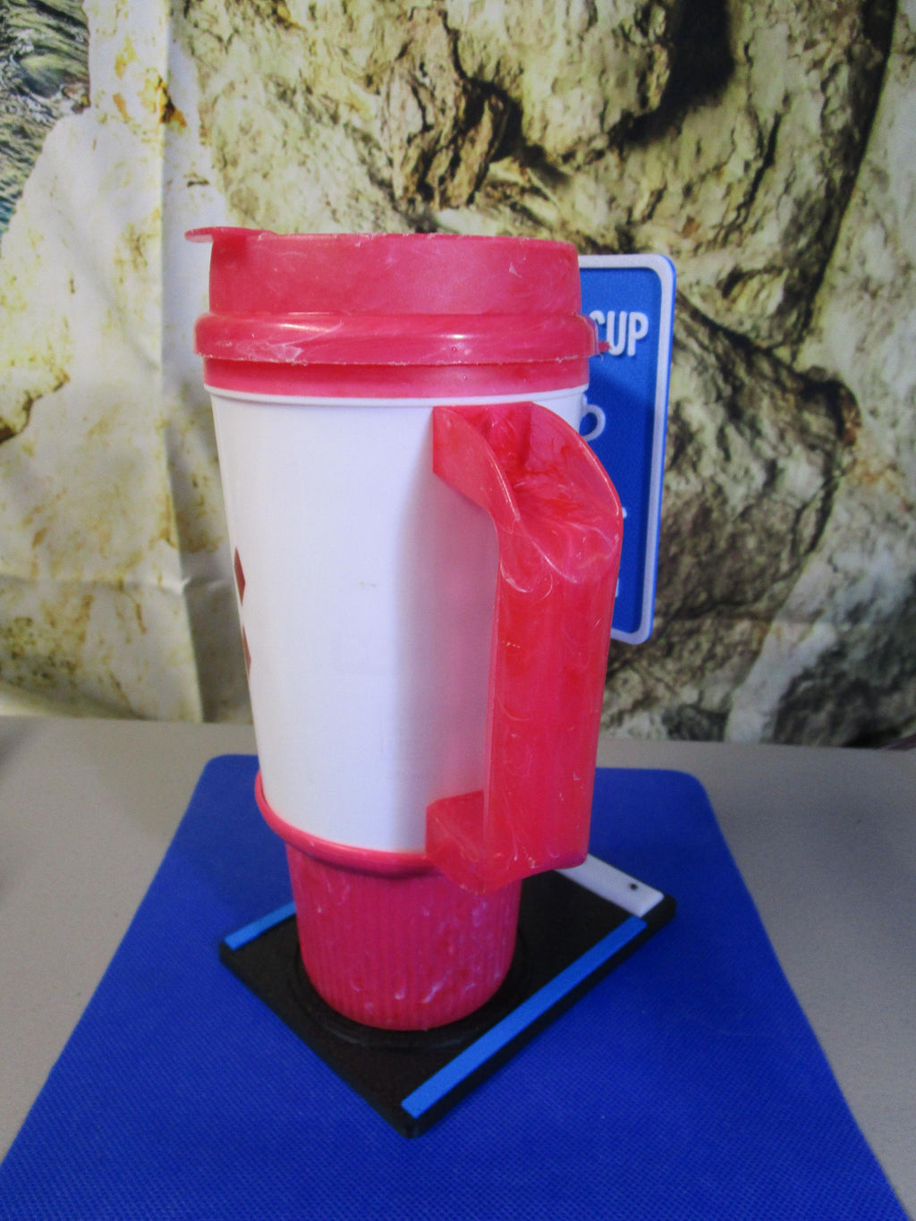 Funny Cup Parking Sign: Desk Coffee Holder, Office Accessory