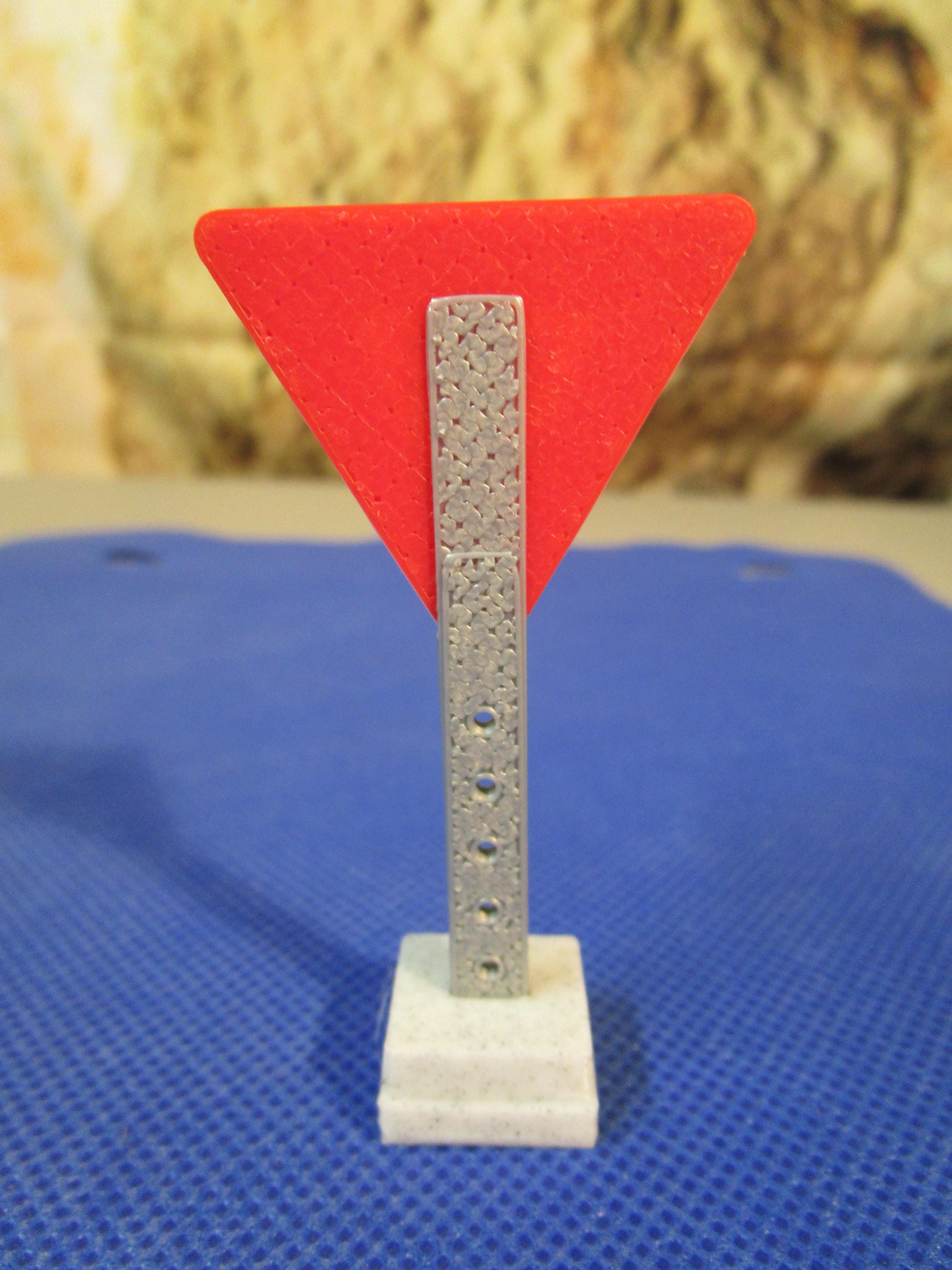 LEGO Compatible Mini Traffic Signs – Stop, Do Not Enter, Yield | Choose Your Sign