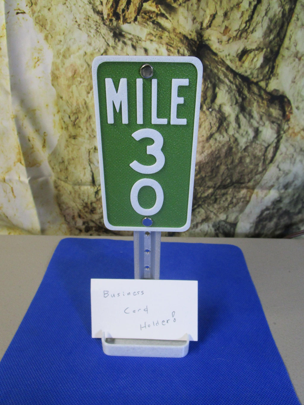 30 Milestone Desk Sign – Industrial-Strength Mile Marker for 30th Birthday, Anniversary, or Work Celebration