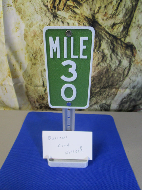 30 Milestone Desk Sign – Industrial-Strength Mile Marker for 30th Birthday, Anniversary, or Work Celebration