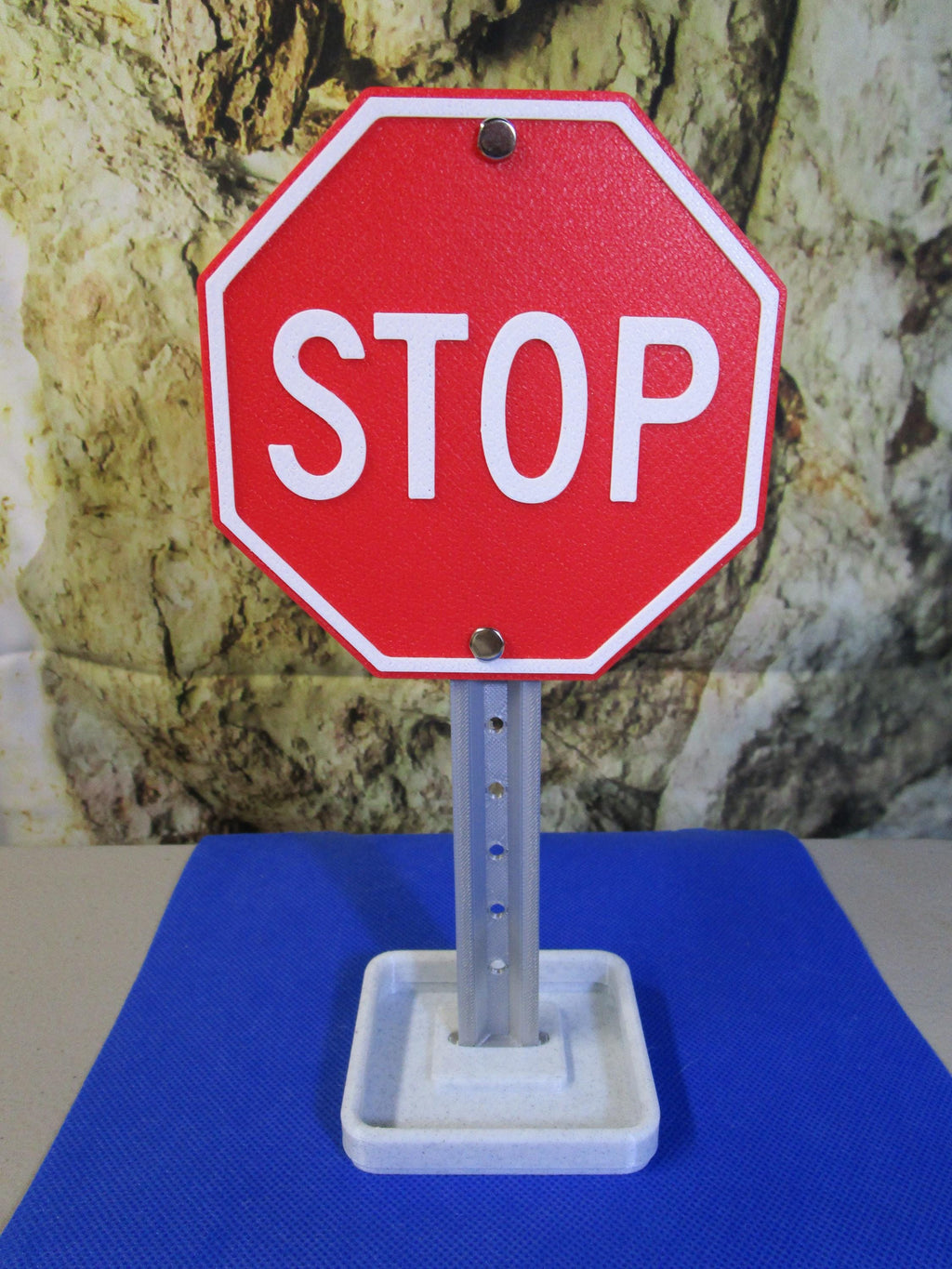 Mini STOP Sign Desk Organizer & Candy Tray – Industrial-Strength Plastic