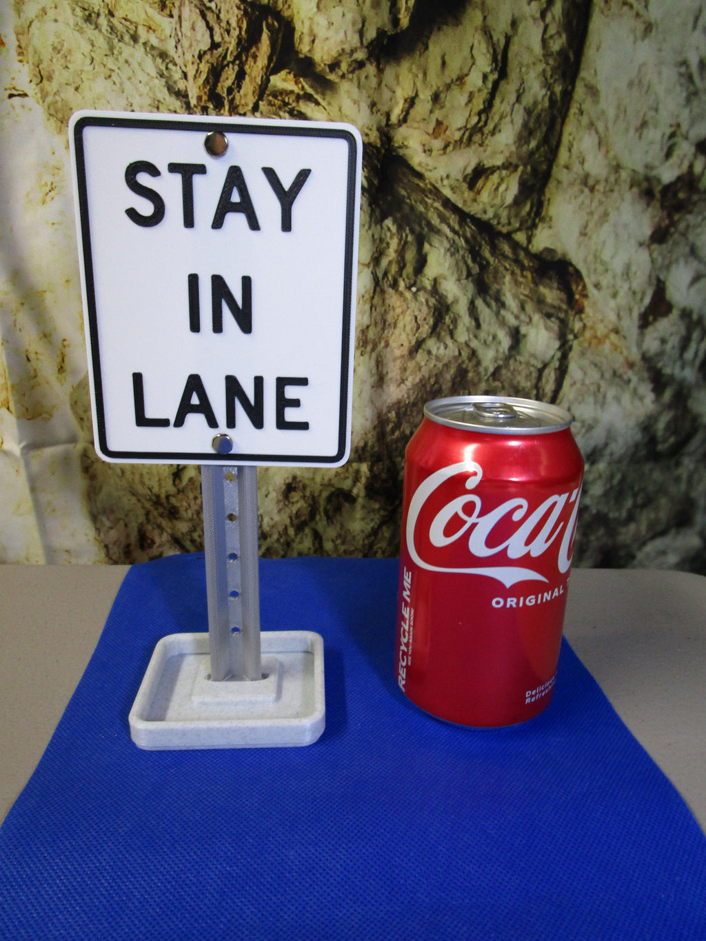 Mini Desk Sign: Stay In Lane - Funny Office Decor