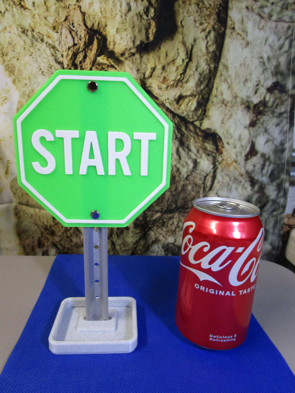 START Desk Sign: Business Card Holder & Office Organizer