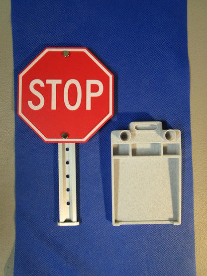 Stop Sign Desk Organizer | Pen, USB & Authenticator Holder