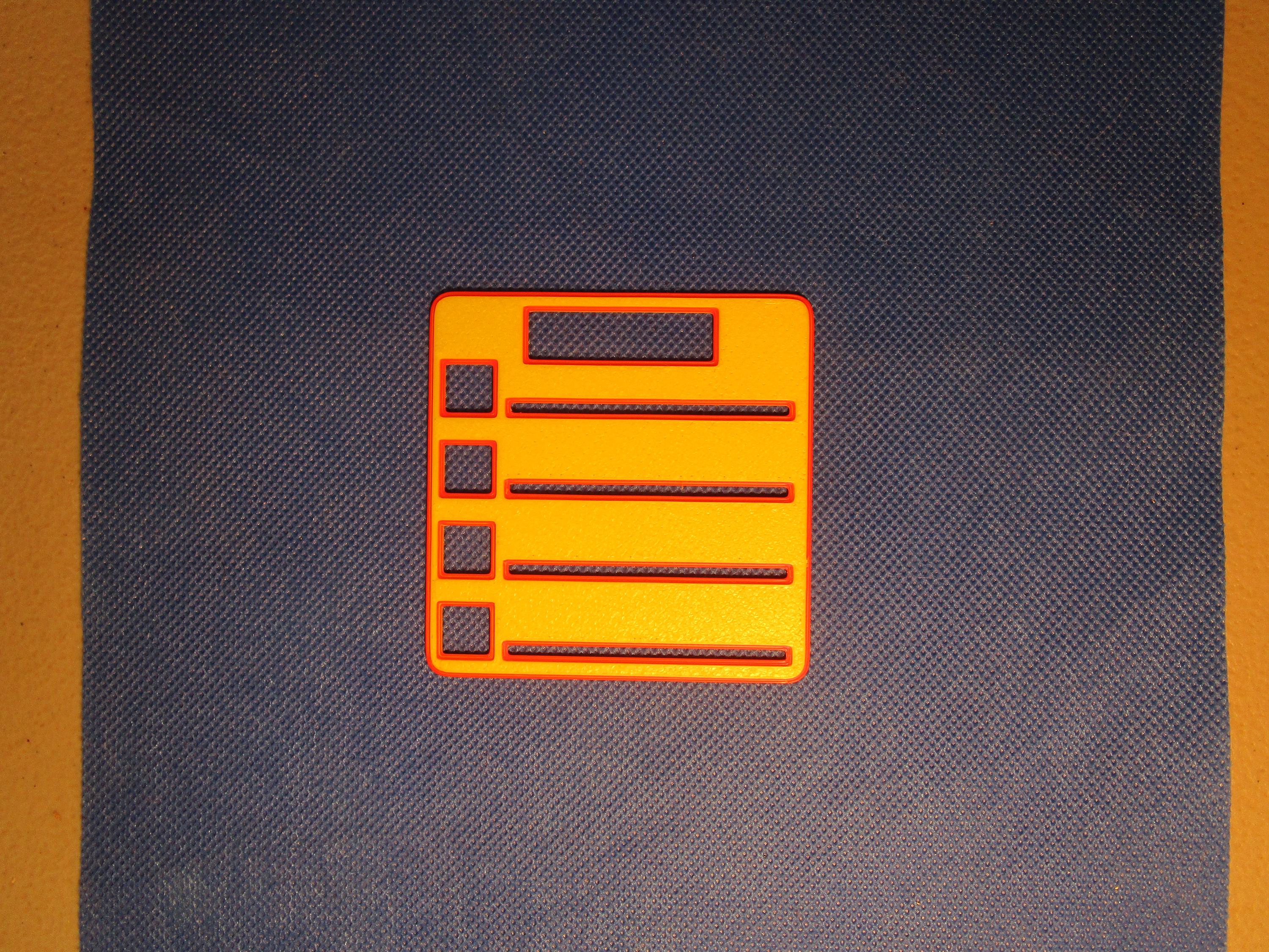 Reusable Post-it Note Checklist Stencil – Desk Organizer Sticky Note Guide