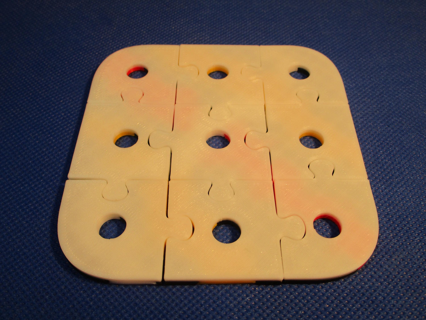 Dual Texture Sensory Puzzle Chain, Travel Fidget Toy, Autism Focus Aid