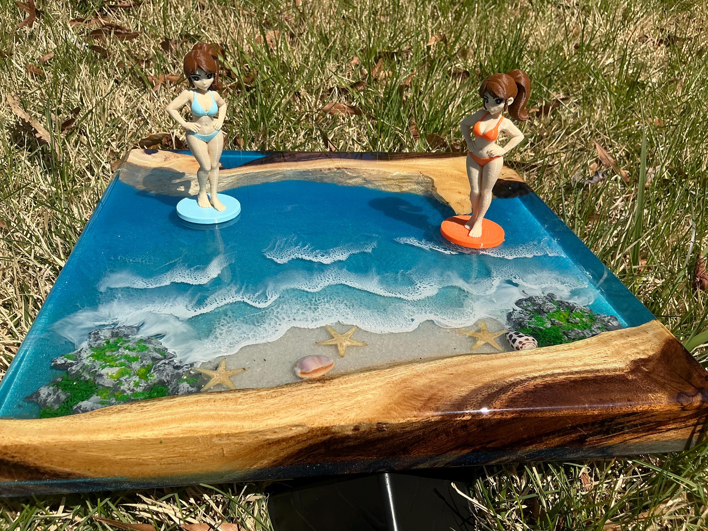 Stacy Deskins Desk Buddy Figurine, Industrial Plastic Anime Office Decor, 4 Inch Shelf Sitter